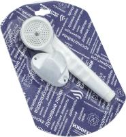 Душевая лейка ЦС + настенный кронштейн белый пластик упаковка СКИН